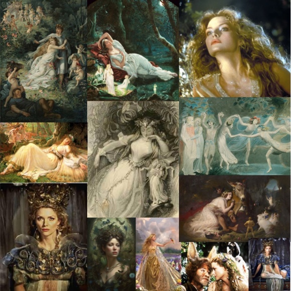 "Titania: Queen of the Faeries" Midsummer Night's Dream Handmade Fairy Necklace - Picture 2 of 16